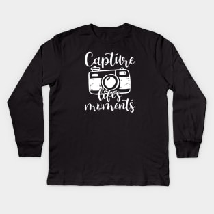 Capture Life's Moments Photography Kids Long Sleeve T-Shirt